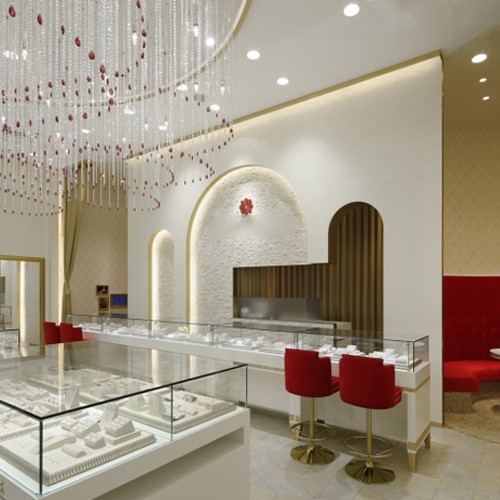 Jewellery Showroom Interior in chennai