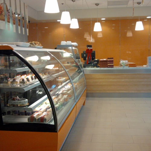 Cake shop interior in chennai