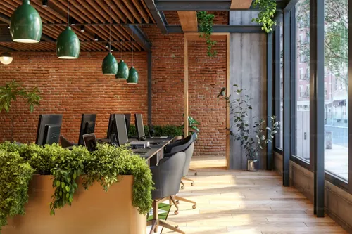 Customized office cooling solutions for reception areas