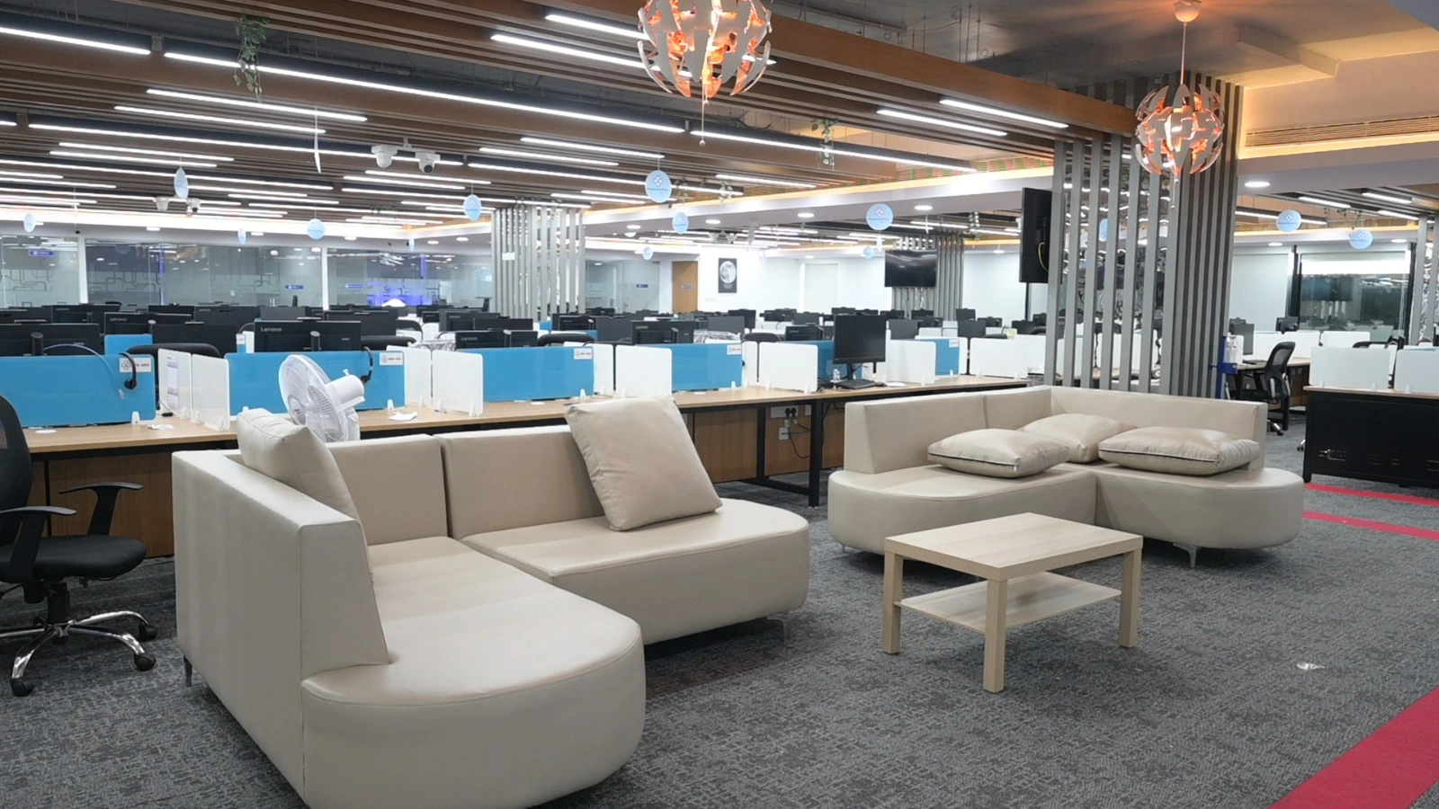 Office interior designers in Guindy Chennai with modern office cabin and workstation setup