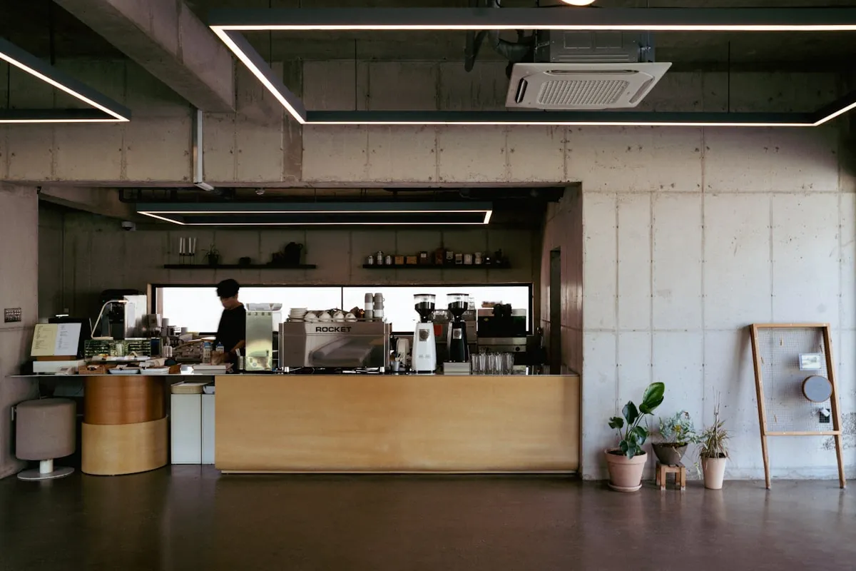Modern Cafe Interior
