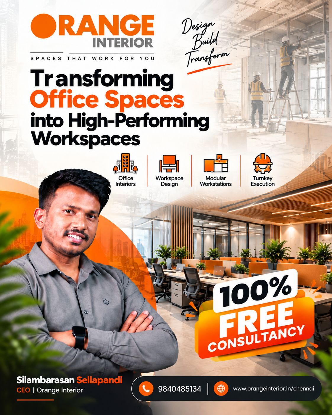 Transforming office spaces into high-performing workspaces