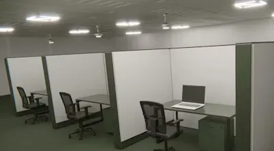 Modern glass office cabin and partition design in Chennai