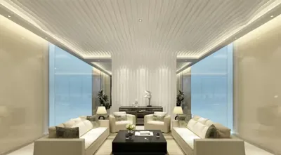Fire resistant Gypsum false ceiling for corporate offices