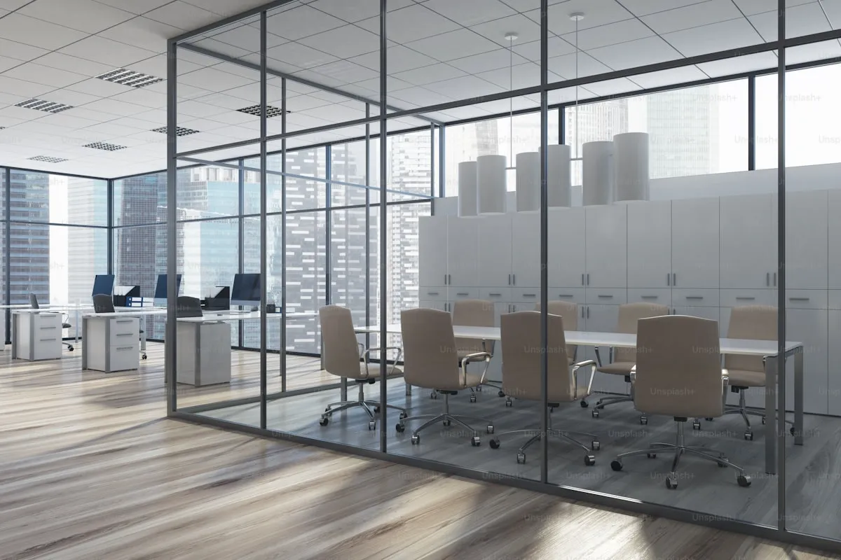 Glass Door Office