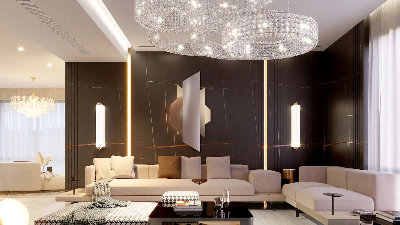 Completed Orange Interior Design Project - Office Ceiling Interior
