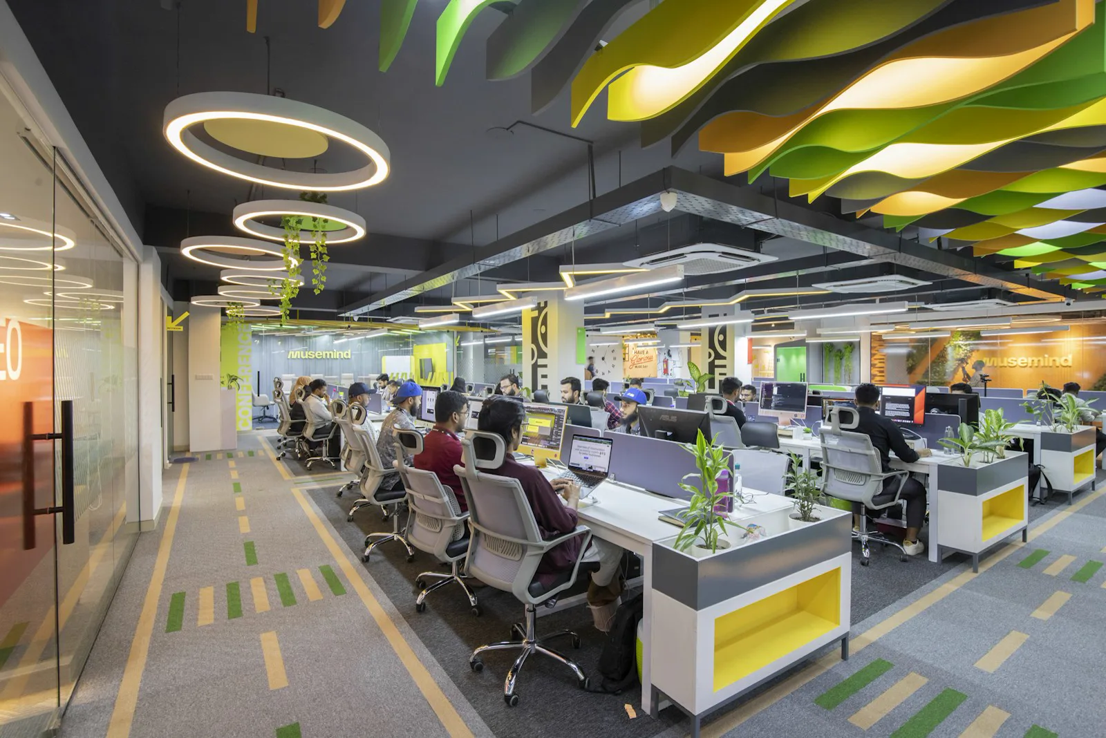 Large-scale commercial office interior project in Chennai