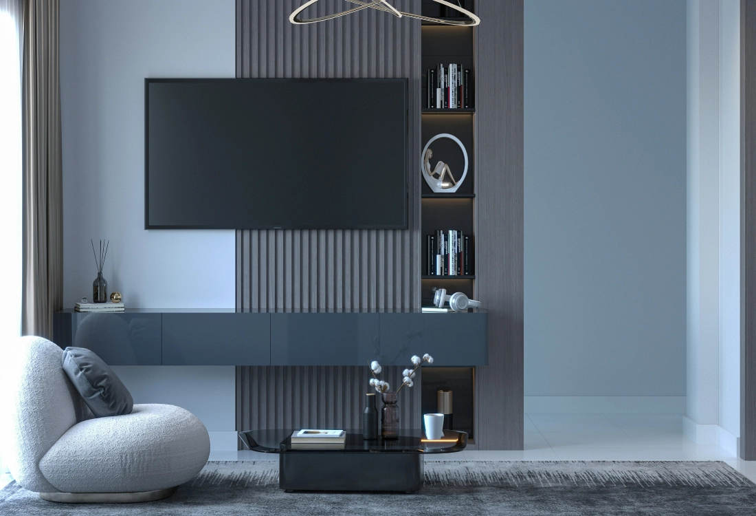Modern TV Unit Design Theni